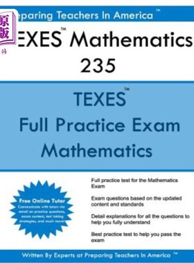 海外直订TExES Mathematics 235: TExES 235 Math Exam 德州数学235：德州数学235考试