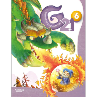 现货 21世纪儿童图像语法 6 G21 Student Book 6 (with Caves WebSource) 港台原版 小学综合英语 英语学习参考【中商原版】