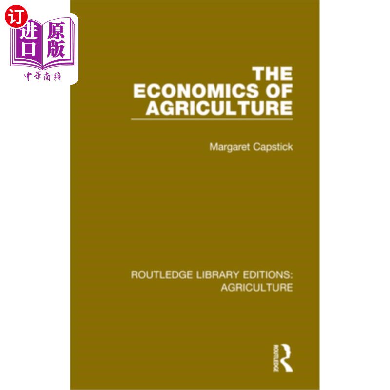 海外直订The Economics of Agriculture 农业经济学