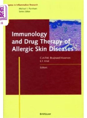 海外直订医药图书Immunology and Drug Therapy of Allergic Skin Diseases 过敏性皮肤病的免疫学与药物治疗