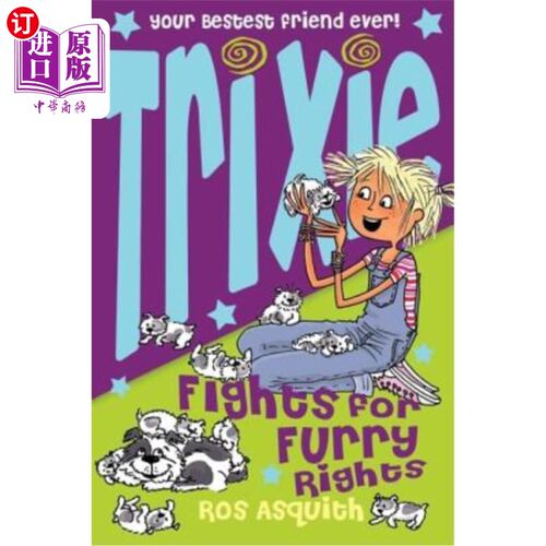 海外直订Trixie Fights For Furry Rights Trixie为毛茸茸的权利而战