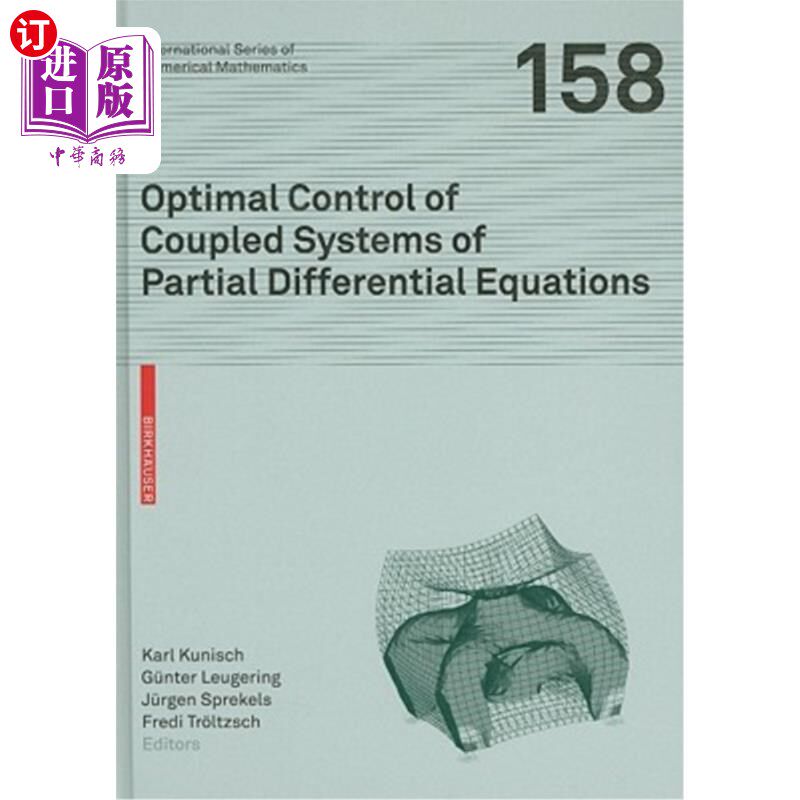 海外直订Optimal Control of Coupled Systems of Partial Differential Equations 偏微分方程耦合系统的最优控制