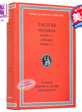 洛布古典丛书 塔西陀 历史 编年史 英文原版 原文拉英对照版 Histories Annals Loeb Classical Library Tacitus【中商原版】