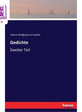 海外直订德语 Gedichte: Zweiter Teil 诗歌:第二部分