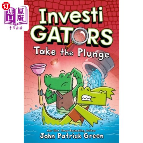 海外直订Investigators: Take the Plunge 鳄鱼调查员：冒险（青少年漫画）