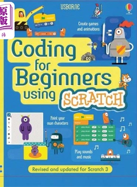 Coding for Beginners Using Scratch 编程启蒙学 尤斯伯恩 儿童程序编写初学者 知识图画书 英文原版进口童书【中商原版】