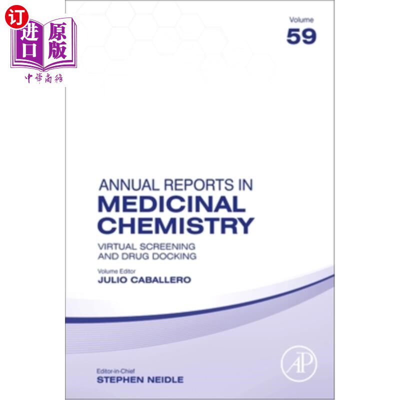 海外直订Virtual Screening and Drug Docking: Volume 59 虚拟筛选和药物对接:第59卷