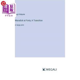 Transition 四十岁 马拉迪克；A过渡：用大号字体 print Forty; large 海外直订Maradick