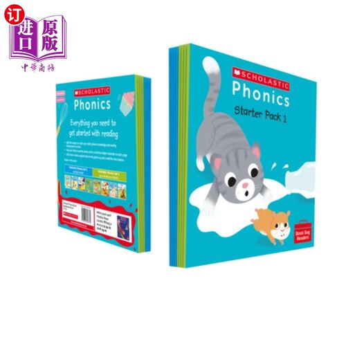 海外直订Phonics Book Bag Readers: Starter Pack 1 自然拼读读本:入门包1