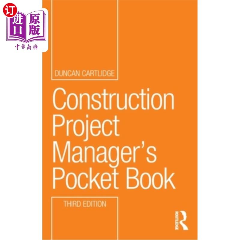 海外直订Construction Project Manager's Pocket Book Construction Project Manager's Pocket Book