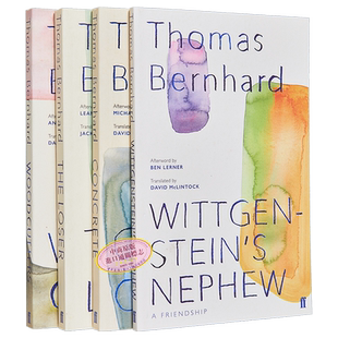 托马斯 伯恩哈德 长篇小说 作品集 英文原版 Thomas Bernhard 奥地利鲁迅 德语文学核心人物 樵夫 水泥地【中商原版】