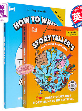 Mrs Wordsmith DK 沃德史密斯夫人2阶英语写作教辅2册套装 如何写作文 复述故事学习词汇词典 英文原版 7-11岁【中商原版】