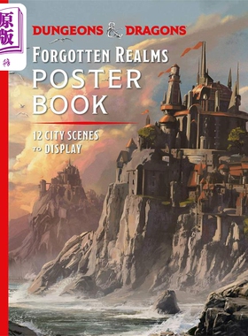 Dungeons Dragons Forgotten Realms Poster Book 进口艺术 龙与地下城:被遗忘的国度海报画册【中商原版】