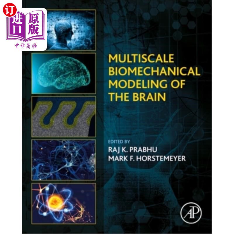 海外直订Multiscale Biomechanical Modeling of the Brain 大脑的多尺度生物力学模型