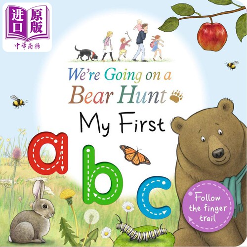 现货 We're Going on a Bear Hunt: My First ABC 我们一起去猎熊:字母学习 英文原版 儿童绘本 幼儿英语学习 3-6岁【中商原版】