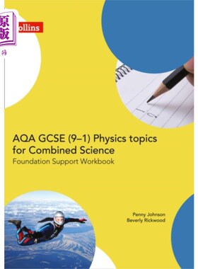 海外直订AQA GCSE 9-1 Physics for Combined Science Founda... AQA GCSE 9-1物理综合科学基金支持手册