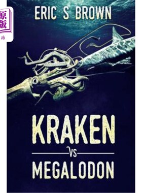 海外直订Kraken vs. Megalodon 海妖 vs.巨齿鲨
