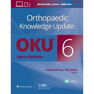 现货 骨科知识更新 运动医学6 骨科知识更新 第6版 Orthopaedic Knowledge Update 英文原版 Frederick M Azar【中商原版】