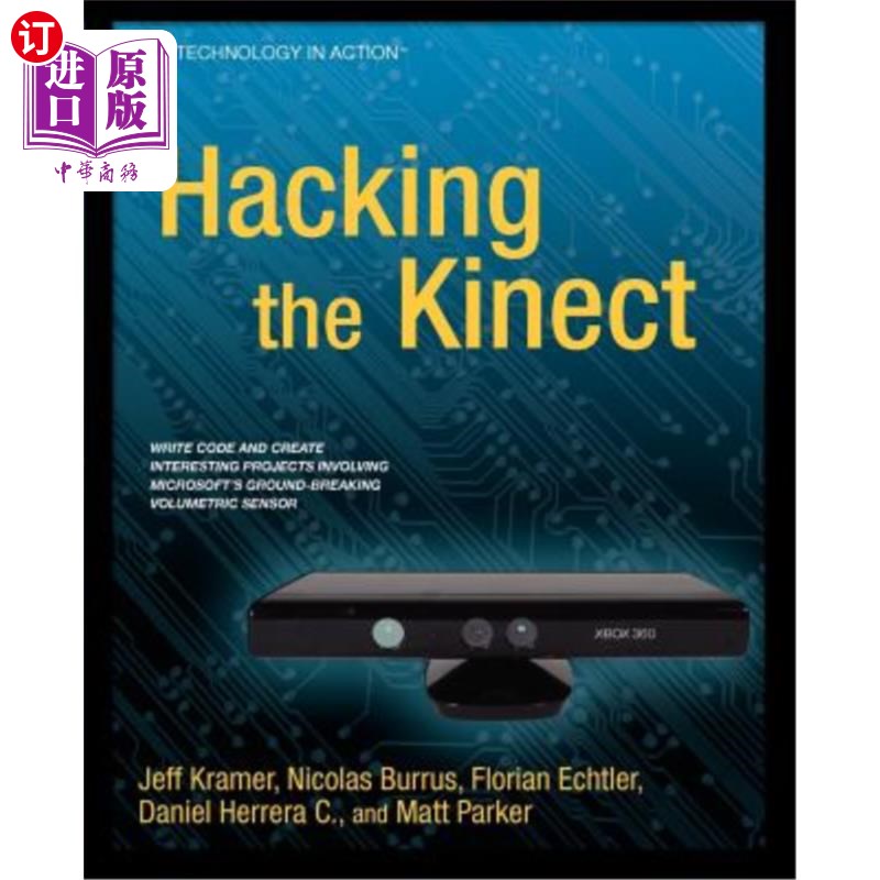 海外直订Hacking the Kinect 破解Kinect