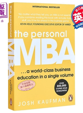 预售 【中商原版】在家就能读MBA 掌握经营的艺术 10周年纪念 全面修订版 英文原版 The Personal MBA 乔希考夫曼 Josh Kaufman