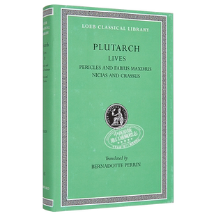 预售 Lives Volume III 英文原版 普鲁塔克 希腊罗马名人传 卷三 洛布古典丛书 原文希英对照版 Plutarch 传记集【中商原版】