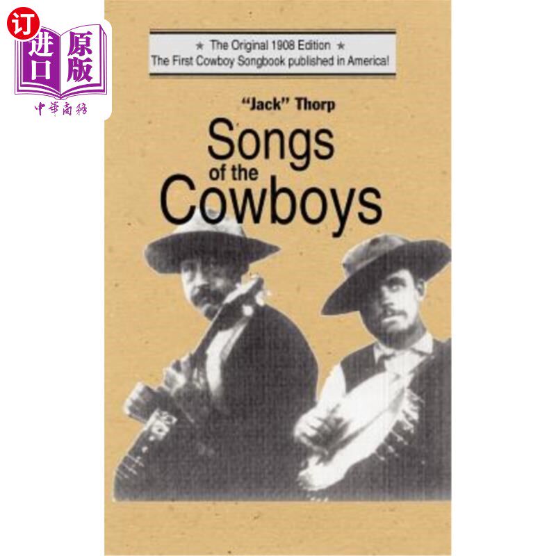 海外直订songs of the cowboys 牛仔之歌