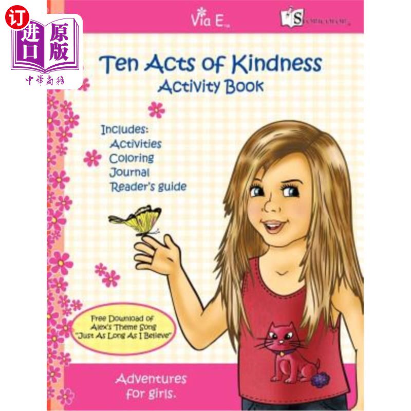 海外直订Ten Acts of Kindness Activity Book 十善行活动书