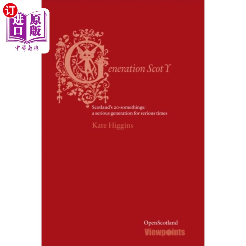 海外直订Generation Scot Y 苏格兰Y世代 书籍/杂志/报纸 科普读物/自然科学/技术类原版书 原图主图