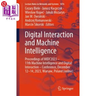Intelligence 海外直订Digital Machine Interaction 数字交互与机器智能 and
