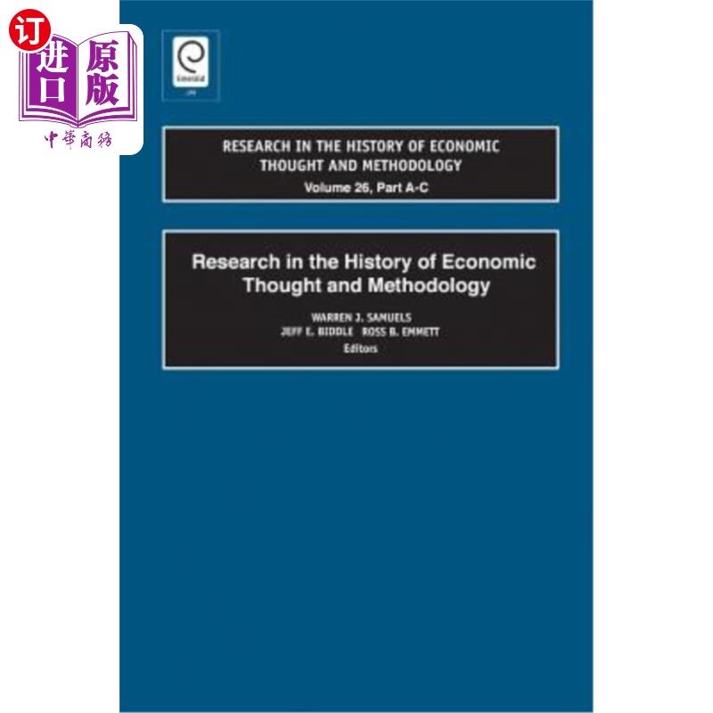 海外直订Research in the History of Economic Thought and Methodology (Part A, B & C) 经济思想与方法史研究（上）