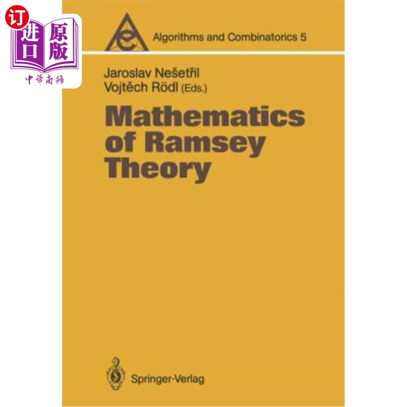 海外直订Mathematics of Ramsey Theory拉姆齐理论的数学