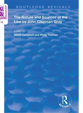 海外直订The Nature and Sources of the Law by John Chipman Gray 约翰·奇普曼·格雷《法律的性质和渊源