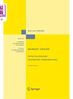 海外直订Markov Chains: With Stationary Transition Probabilities 马尔可夫链：具有平稳转移概率