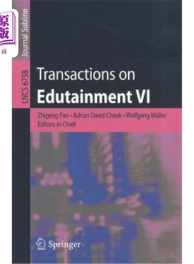 海外直订Transactions on Edutainment VI 寓教于乐汇刊