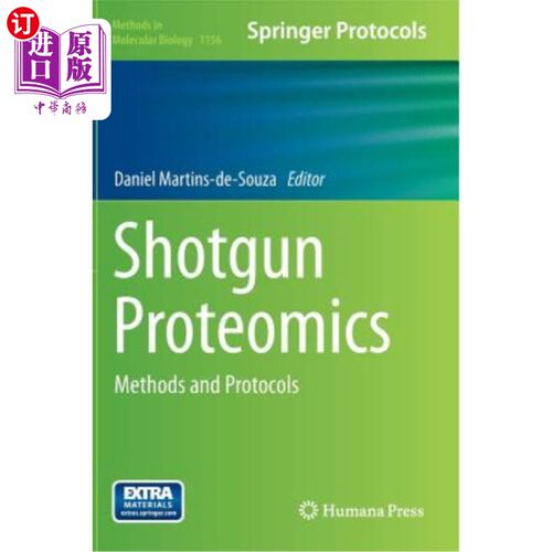 海外直订Shotgun Proteomics: Methods and Protocols 鸟枪蛋白质组学：方法和协议