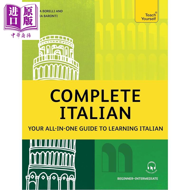 Complete Italian Your All-IN-ONE Guide to Learning Italian 意大利语全攻略 意大利语学习全套指南 英文原版【中商原版】