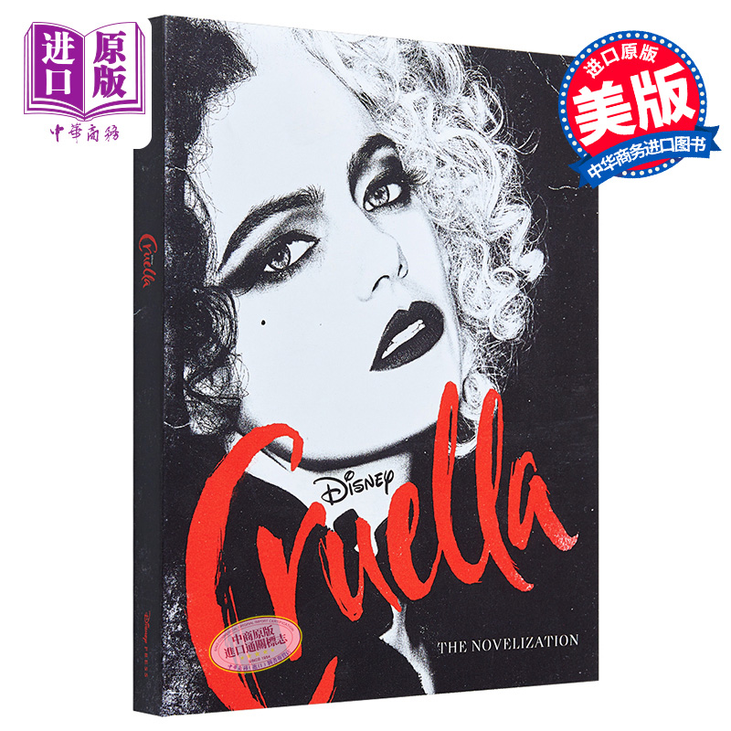 迪士尼真人版黑白魔女库伊拉小说含照片电影同名 Cruella Live Action Novelization英文原版 Elizabeth Rudnick【中商原版