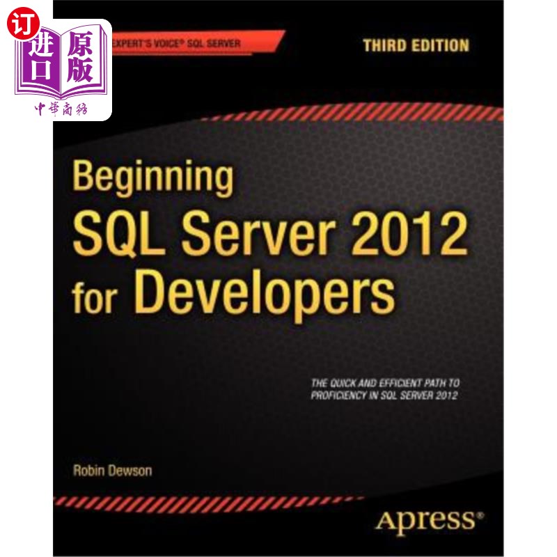 海外直订Beginning SQL Server 2012 for Developers 为开发人员启动SQL Server 2012