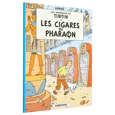 丁丁历险记法老雪茄原版