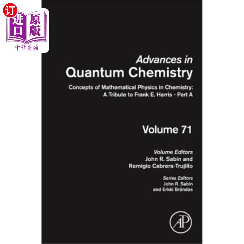 海外直订Concepts of Mathematical Physics in Chemistry: A Tribute to Frank E. Harris - Pa 化学中的数学物理概念：向弗