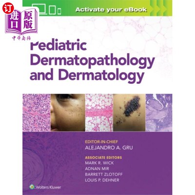 海外直订医药图书Pediatric Dermatopathology and Dermatology 儿科皮肤病理学和皮肤病学
