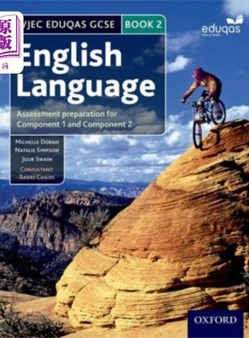 海外直订WJEC Eduqas GCSE English Language: Student Book 2 WJEC教育质量GCSE英语：学生用书2