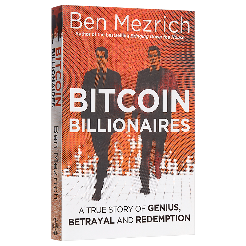 预售 比特币亿万富豪（《社交网络》作者新书）英文原版 Bitcoin Billionaires: Genius, Betrayal and Redemption【中商原版】