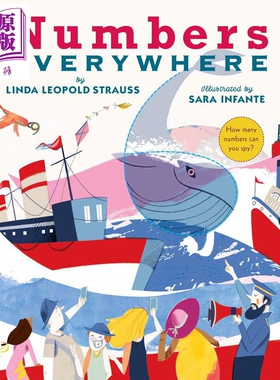 现货 Sara Infante 各处都有的数字 Numbers Everywhere 英文原版 进口图书 低幼儿童绘本 早教数学图画书 3-7岁【中商原版】