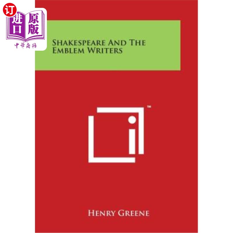 海外直订Shakespeare and the Emblem Writers 莎士比亚与会徽作家