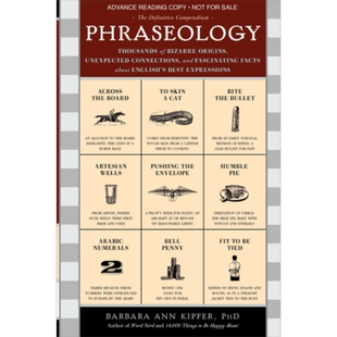 英语短语学 基本表达及来源 Phraseology 英文原版 Barbara Kipfer 语言学研究 自我提升【中商原版】