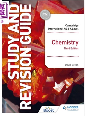剑桥国际AS Alevel课程化学学习与复习指南Cambridge International AS A Level Chemistry Study Revision Guide【中商原版】