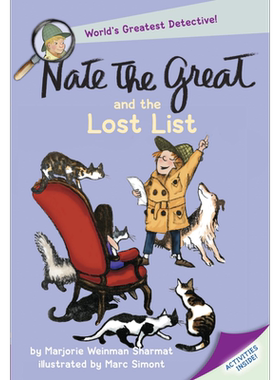 小侦探内特9 丢失的名单 Nate the Great and the Lost List 桥梁章节书 7~12岁 英文原版 儿童小初文学故事书【中商原版】