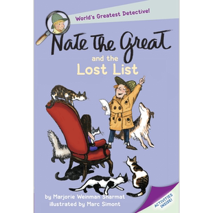 小侦探内特9 丢失的名单 Nate the Great and the Lost List 桥梁章节书 7~12岁 英文原版 儿童小初文学故事书【中商原版】
