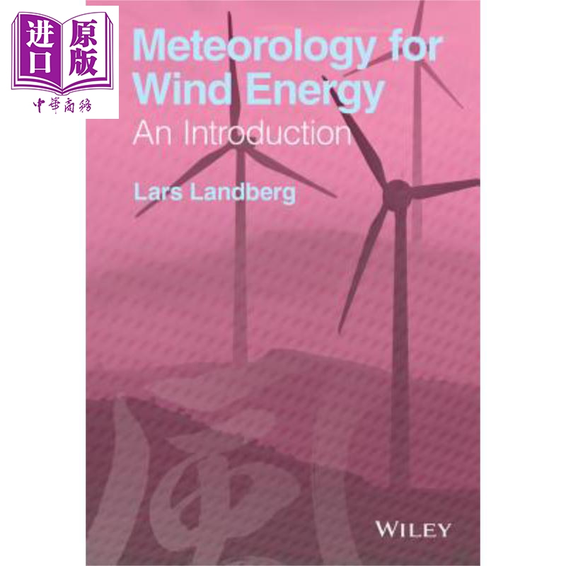 现货 风能气象学 导论 Meteorology for Wind Energy An Introduction 英文原版 Lars Landberg【中商原版】Wiley